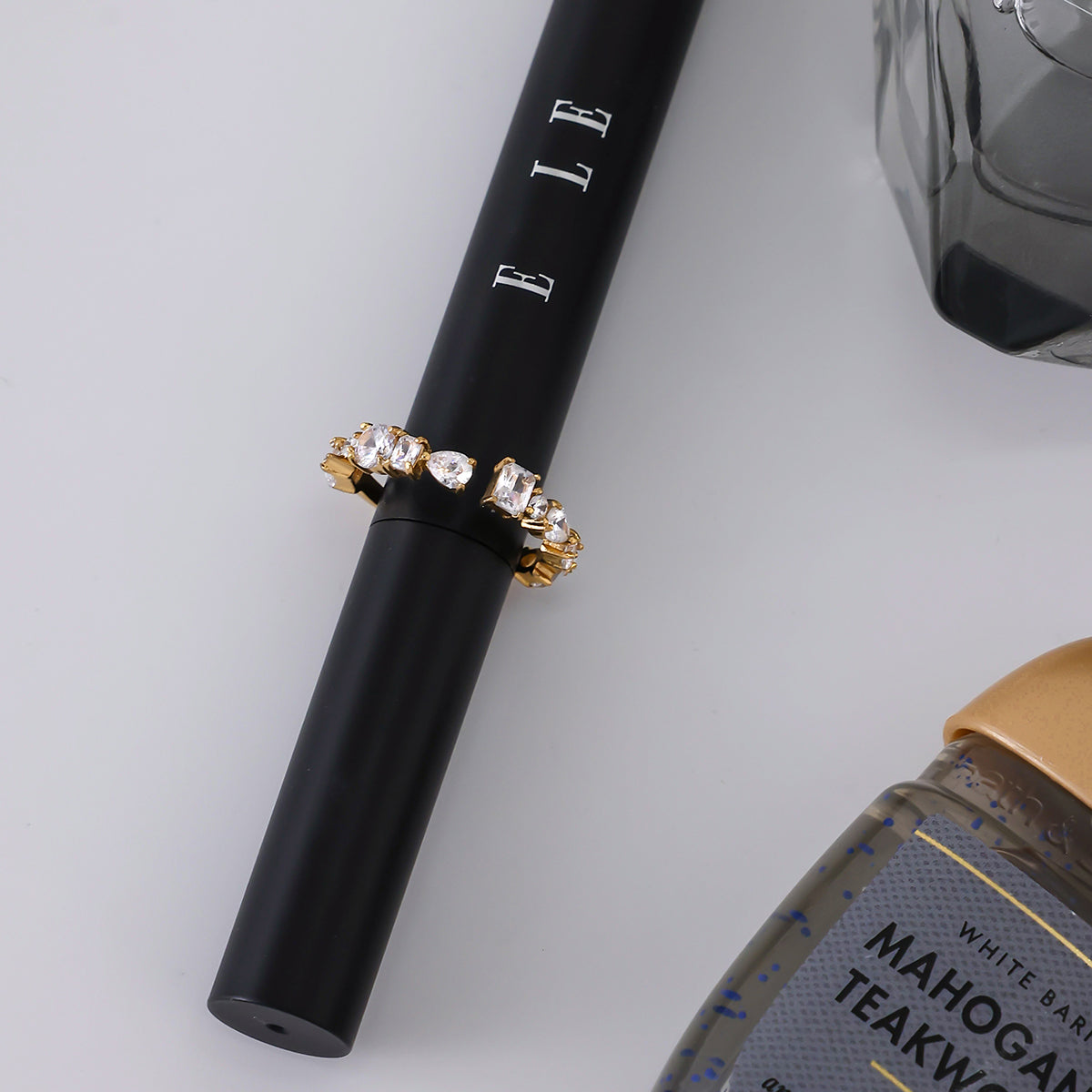 Ring Fiorella 18K Vergoldet Wasserfest Edelstahl 316L Elegant